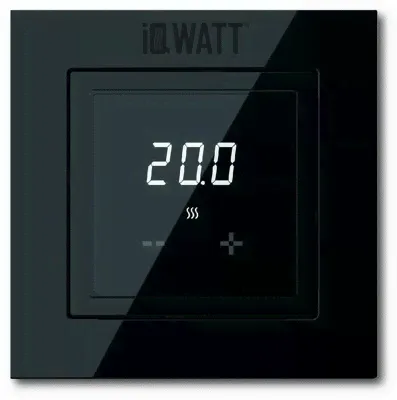 Электронный терморегулятор АНАЛОГ Atlas Design IQ Watt черный