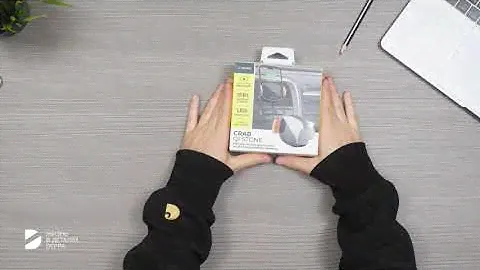 Распаковка: Автомобильный держатель Crab QI Stone Black от Deppa, 55207