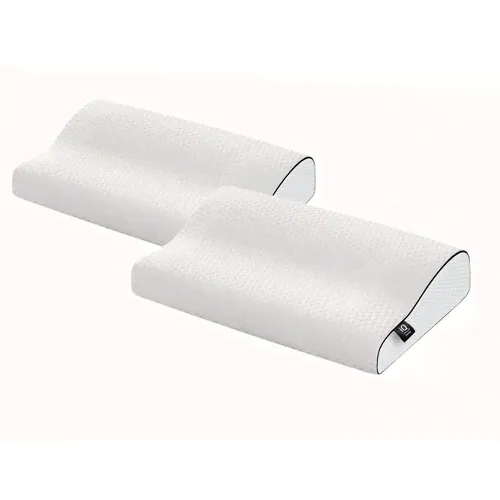 Подушка анатомическая в тубе IQ SLEEP Ti-100, 40x60x10/12 см (2 шт.)-0